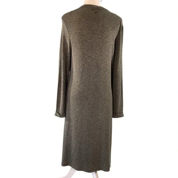 Soft Surroundings Soft Knit Duster Cardigan Green Size Medium - Picture 4 of 9